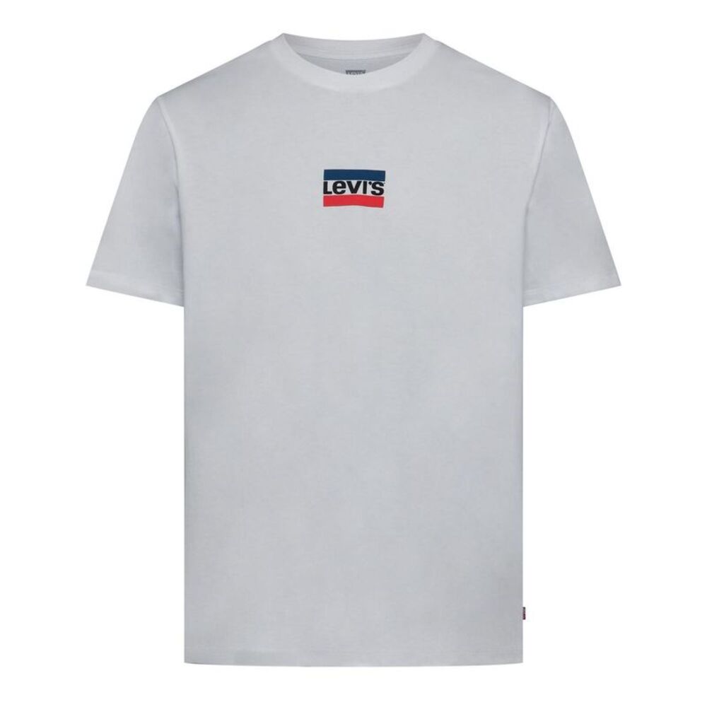 Levis Mens Graphic Print Regular T-Shirt / White